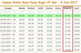 Waktu Adzan Subuh Hari Ini Bogor